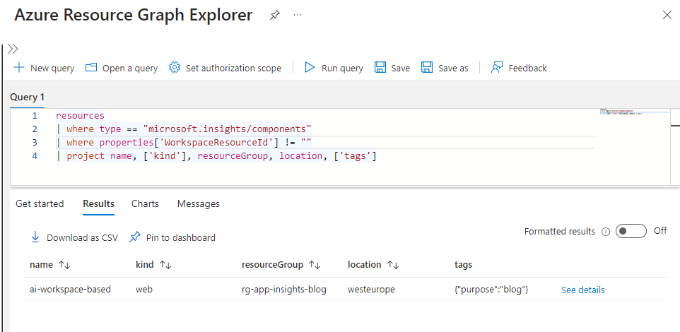 Find classic application insights for migration | Welcome to my tech-blog